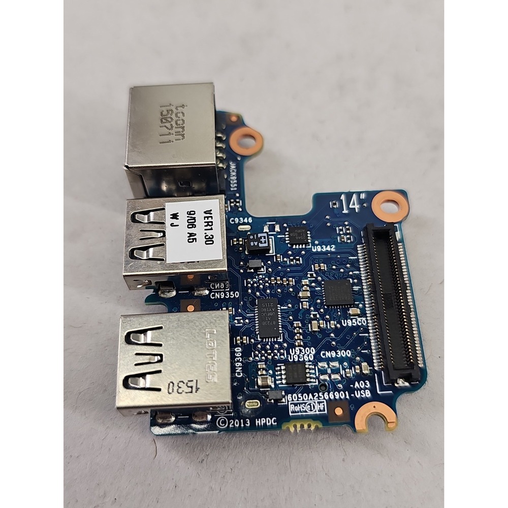 Original HP ProBook 640 G1 - Card Reader/LAN/Dual-USB Board - 6050A2566901